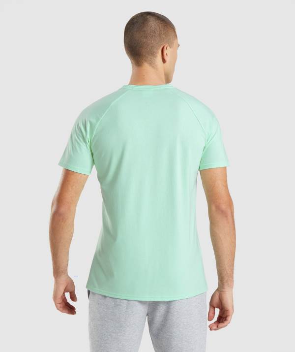 Panske Tricka Gymshark Critical Modre | LG4159608